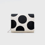 Cargue la imagen en el visor de la galería, WALLET BETH BLACK IVORY
