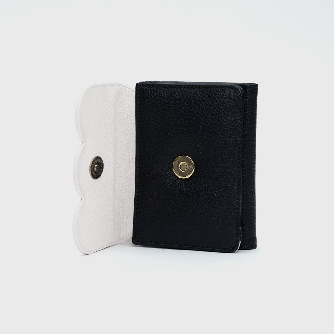 WALLET MELANIE BLACK IVORY