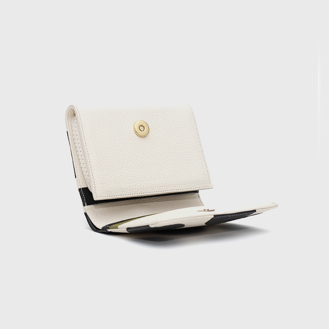 WALLET BETH BLACK IVORY