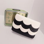 Cargue la imagen en el visor de la galería, WALLET MELANIE BLACK IVORY
