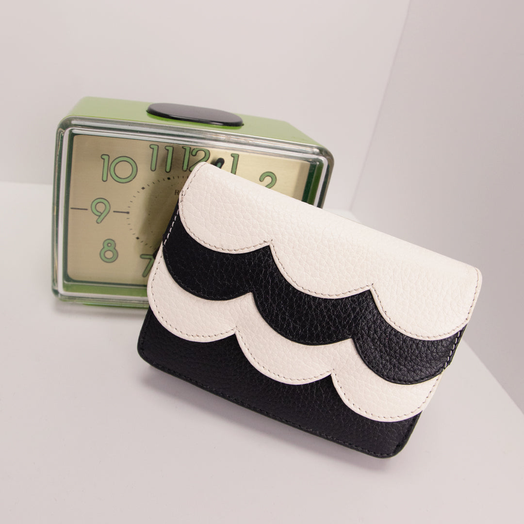 WALLET MELANIE BLACK IVORY