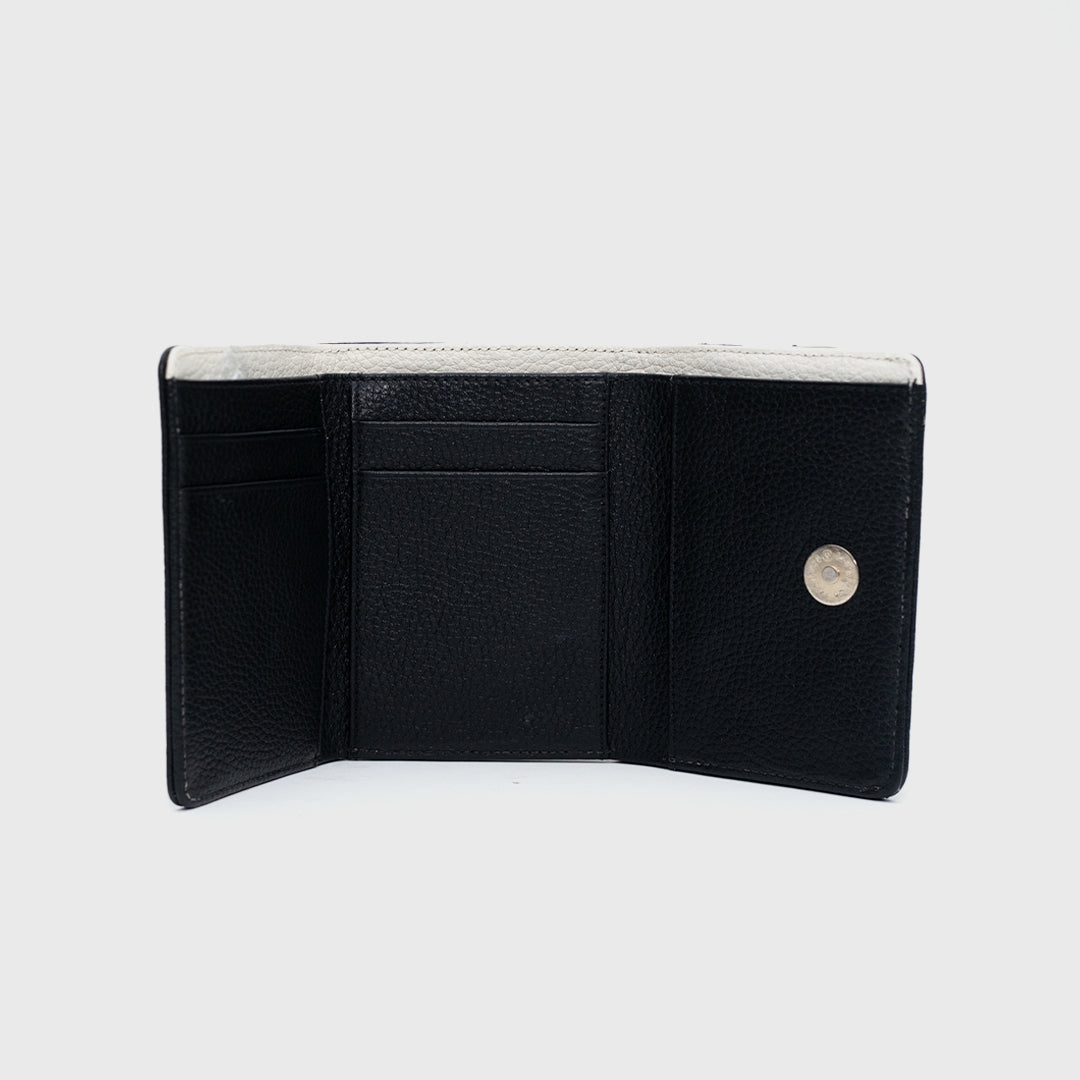 WALLET MELANIE BLACK IVORY