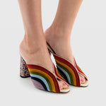 Cargue la imagen en el visor de la galería, SUNSHINE MULE PUMP MULTICOLOR
