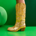 Load image into Gallery viewer, ROSALIE BOOTIE GOLD
