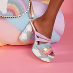 Cargue la imagen en el visor de la galería, SWEET SUNSHINE STRAPS PLATFORM MULTICOLOR
