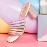 Load image into Gallery viewer, SWEET SUNSHINE STRIPES PUMP MULTICOLOR
