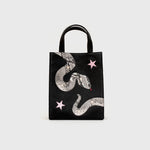 Load image into Gallery viewer, ANACONDA MINI TOTE BAG BLACK
