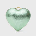 Load image into Gallery viewer, CAYETANA HEART CLUTCH MINT
