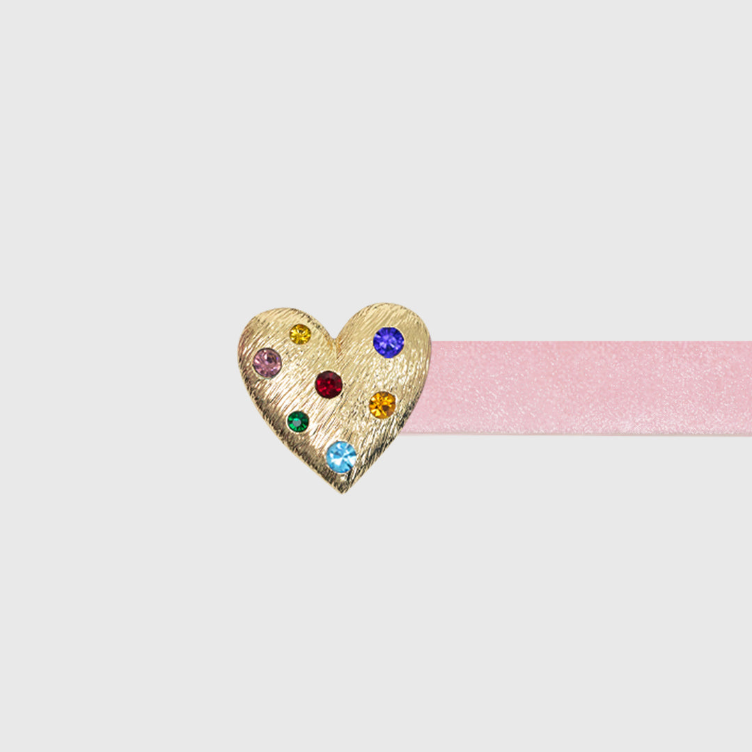 CRYSTAL HEART BELT