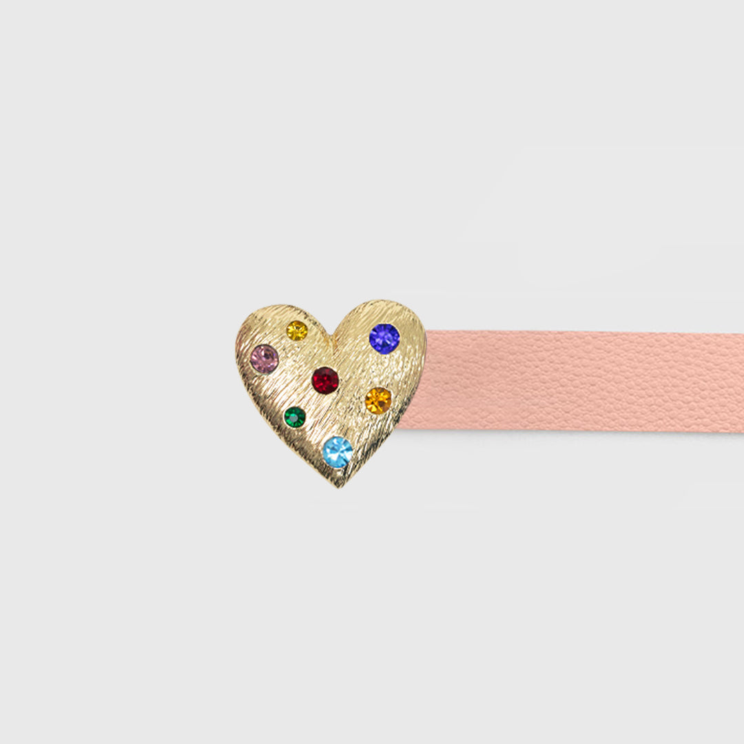 CRYSTAL HEART BELT