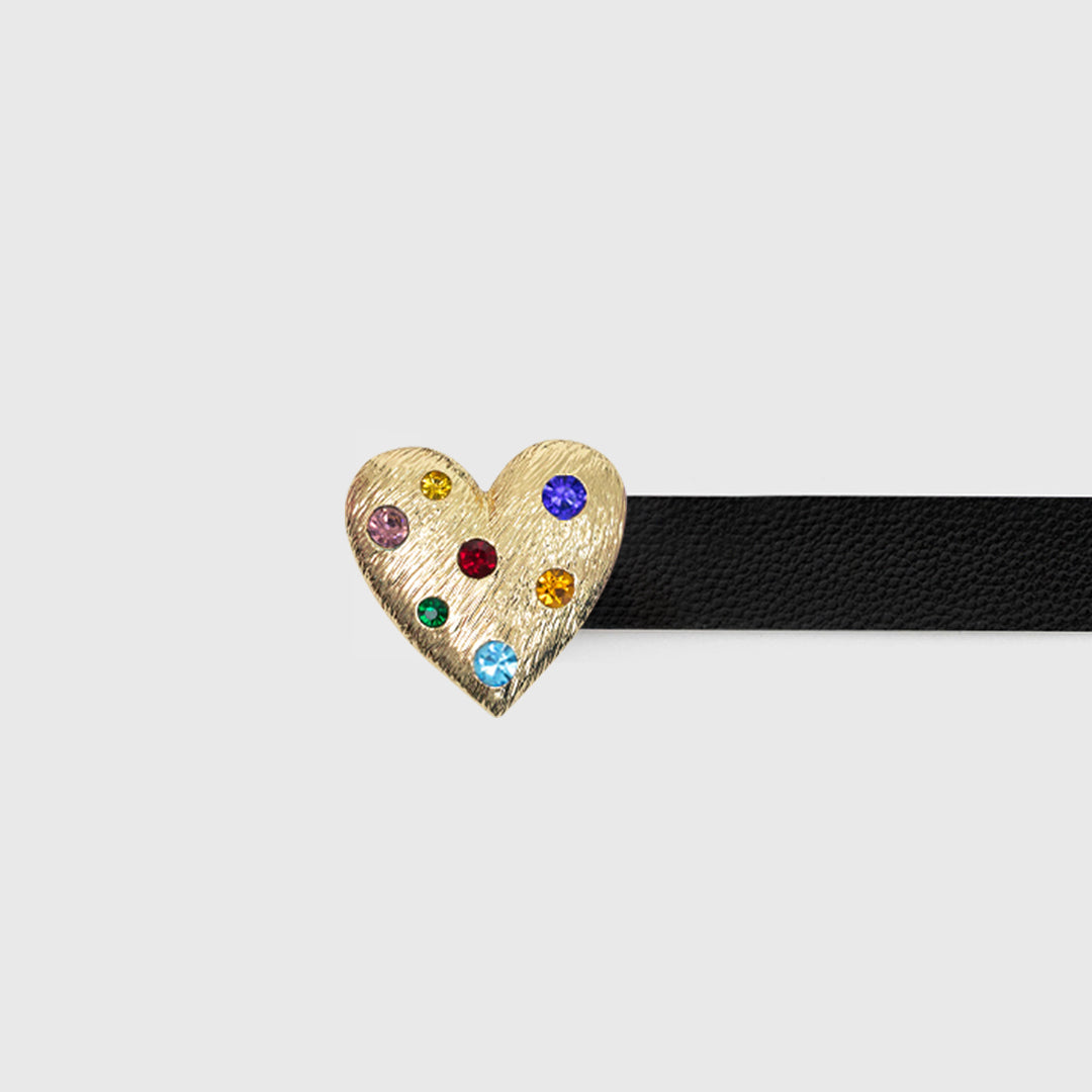 CRYSTAL HEART BELT