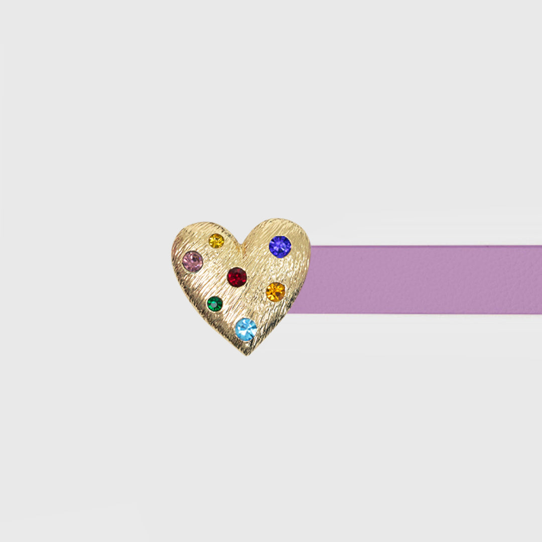 CRYSTAL HEART BELT