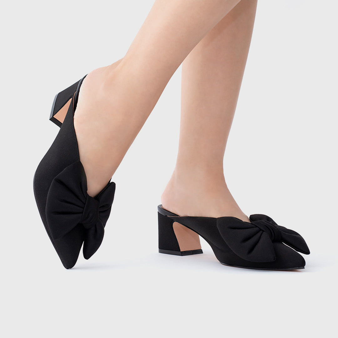 FELICIA MULE MIDI BLACK