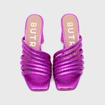 Load image into Gallery viewer, IRINA STRIPES PUMP FUCHSIA
