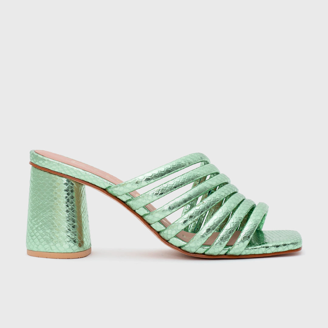 IRINA STRIPES PUMP GREEN