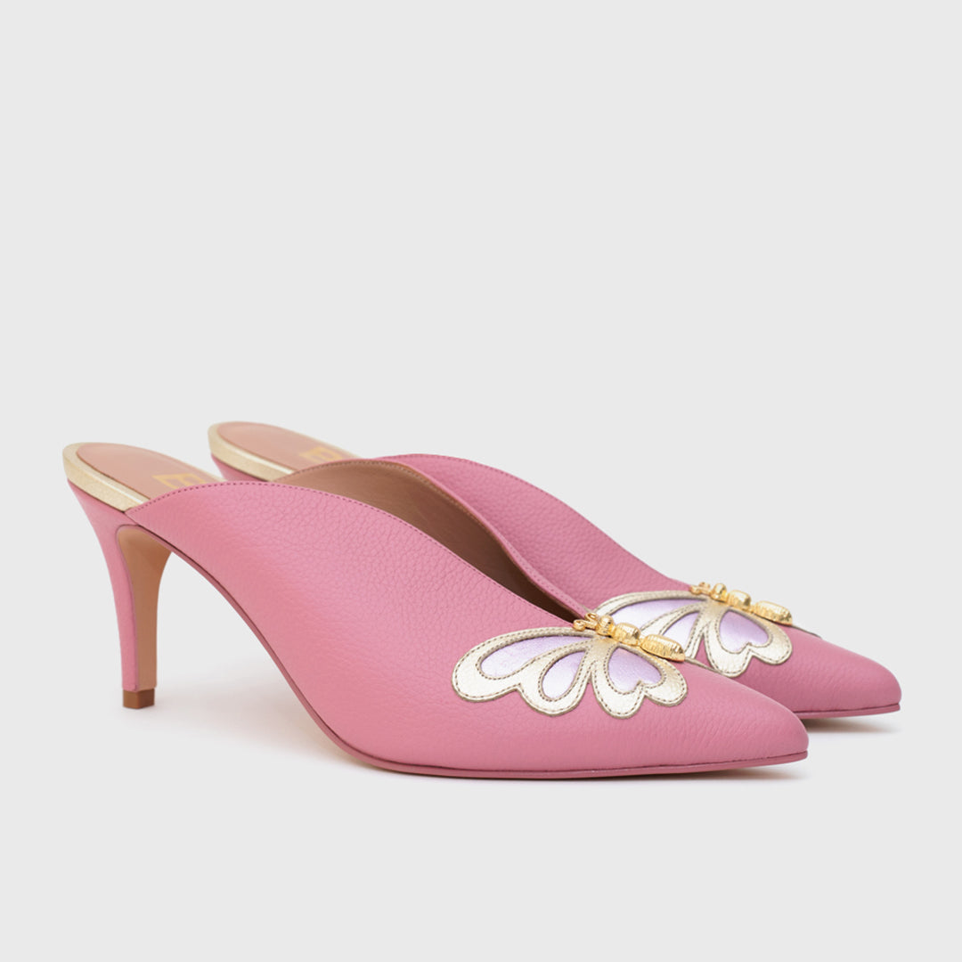 MARTINA MULE PUMP PINK