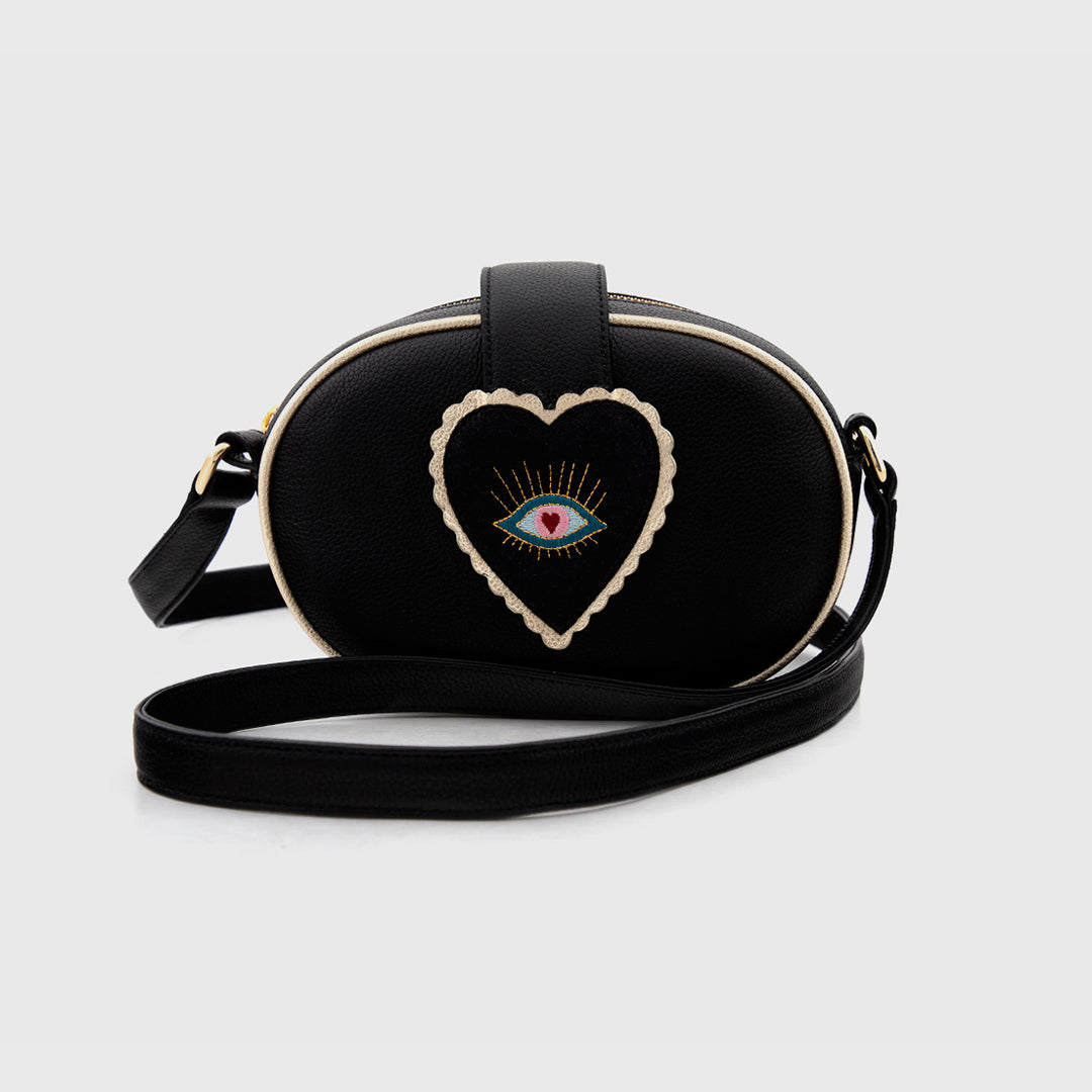 SHAZAM OVAL BAG BLACK