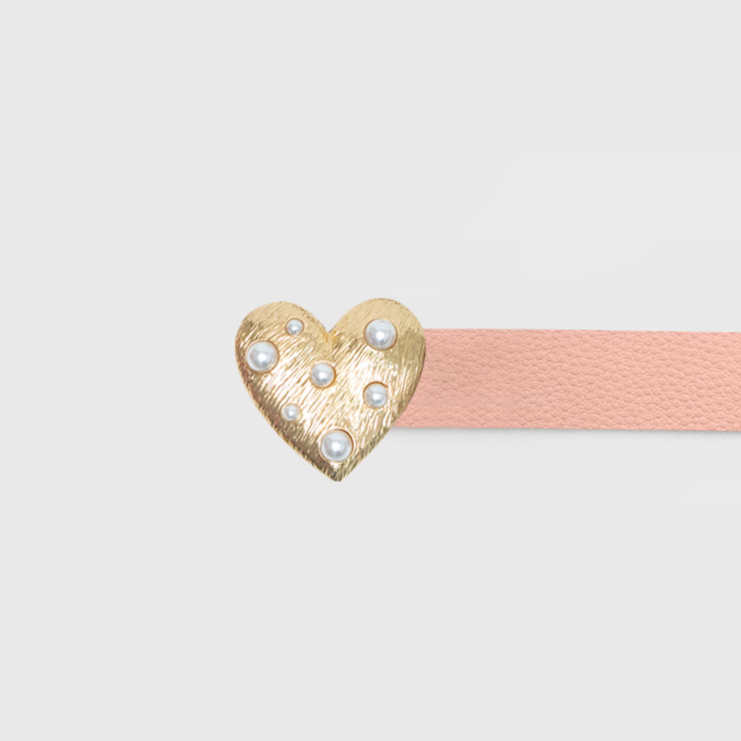 PEARL HEART BELT