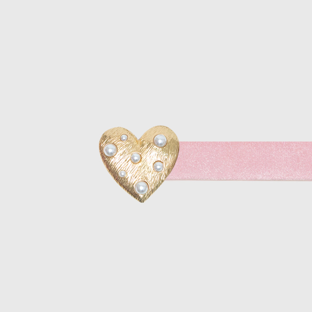 PEARL HEART BELT