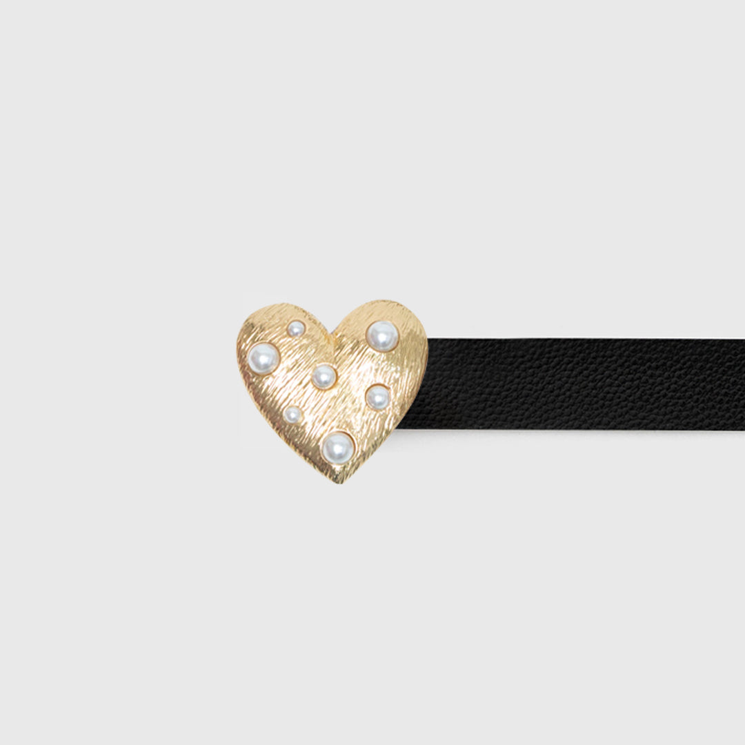 PEARL HEART BELT