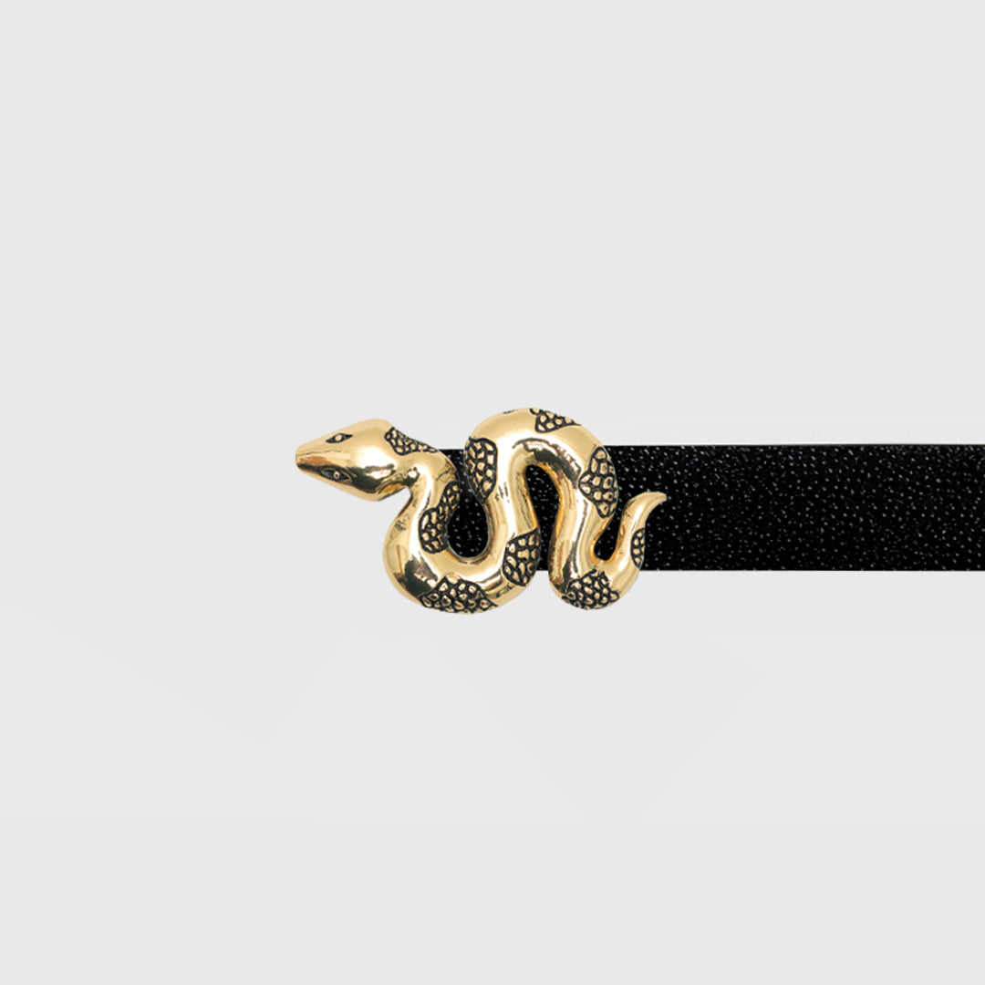 SNAKE BELT GOLD