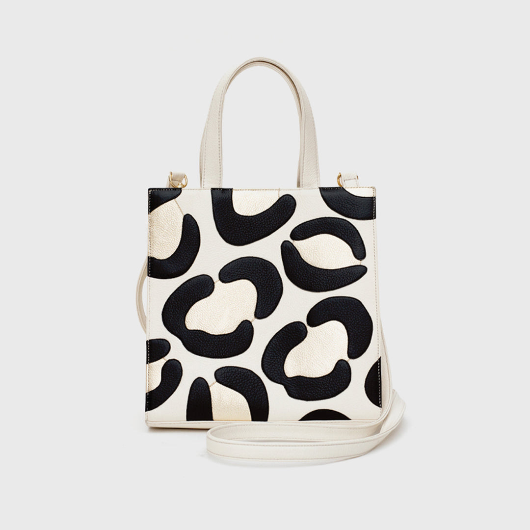 SQUARE TOTE BAG KAT IVORY