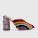 Cargue la imagen en el visor de la galería, SUNSHINE MULE PUMP MULTICOLOR
