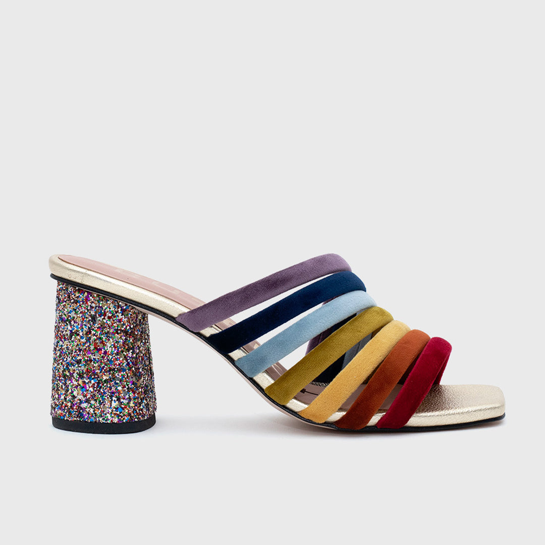 SUNSHINE STRIPES PUMP MULTICOLOR