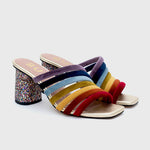 Cargue la imagen en el visor de la galería, SUNSHINE STRIPES PUMP MULTICOLOR
