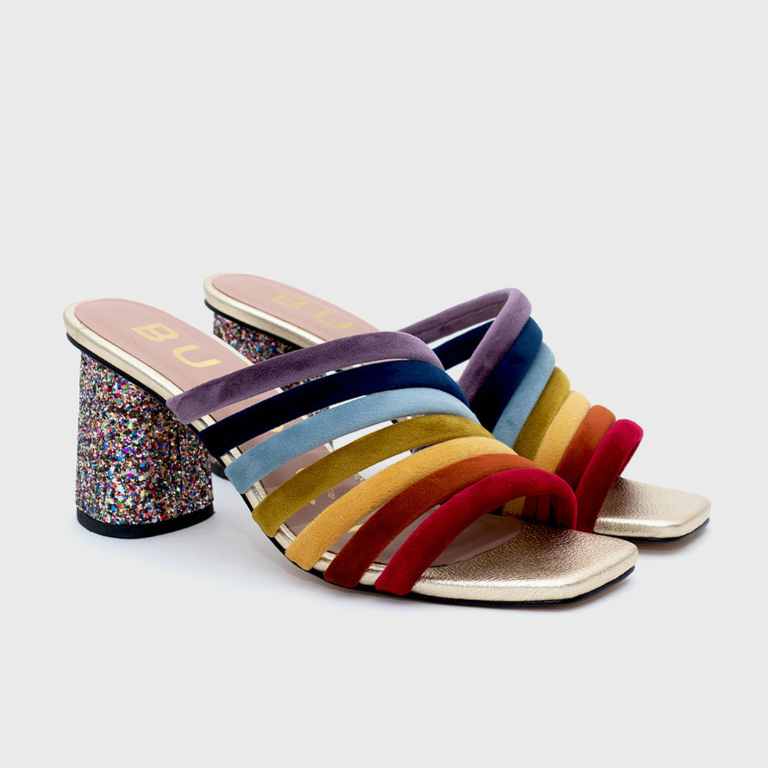 SUNSHINE STRIPES PUMP MULTICOLOR