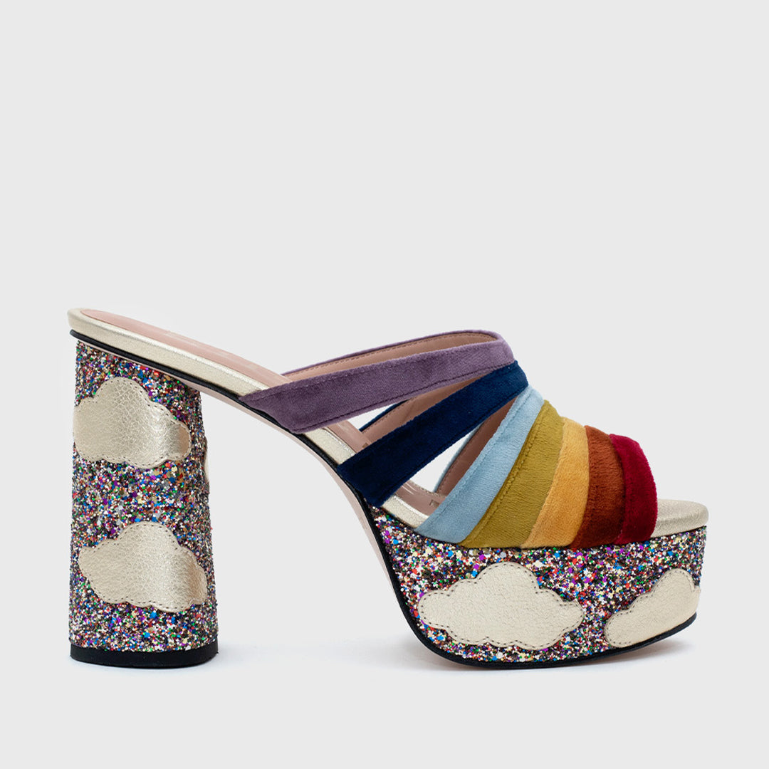 SUNSHINE STRAPS PLATFORM MULTICOLOR